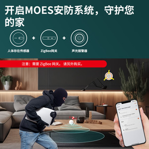 เซ็นเซอร์ตรวจจับการเคลื่อนไหวของมนุษย์ Moes Zigbee 24GHz ไมโครเวฟ พร้อมระบบควบคุมผ่านแอปพลิเคชัน ใช้พลังงานจาก USB - Product Image 5