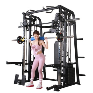 プロの多機能ジム機器マルチステーションスクワットラッククロスオーバートレーナーマシンオールインワンマキナスミスマシン - Product Image 3