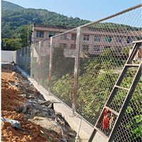 Panneaux de clôture en chaîne de mailles temporaires en fer galvanisé portables 6x12 pieds pour les événements publics et la sécurité des chantiers de construction
