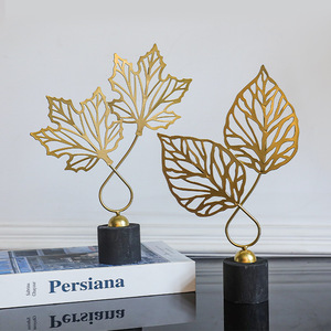 Ornements en <span class=keywords><strong>fer</strong></span> <span class=keywords><strong>doré</strong></span> style scandinave, artisanat écologique pour la décoration intérieure, meuble TV, meuble à vin, bureau, en métal - Product Image 3