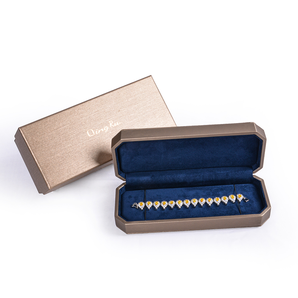 gold long bracelet box