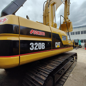 รถขุดตีนตะขาบ Caterpillar รุ่น CAT320CL 320BL 320DL 320c 320d2l 330bl มือสอง ขนาด 20 ตัน พร้อมเครื่องยนต์ Caterpillar สำหรับงานขุดลอกทรายแม่น้ำ ปั๊ม 1.15 เมตร - Product Image 1
