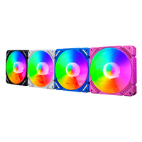 Lovingcool haute qualité rvb ventilateur boîtier d'ordinateur refroidissement refroidisseur de processeur pour AMD/Intel PC bureau tour dissipateur thermique en plastique
