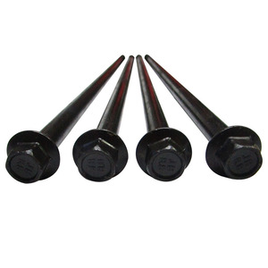 Boulons à bride allongés M8*235 de qualité supérieure, grade 5, finition brute, en acier au carbone pour supports de groupe électrogène et armoires d'équipement - Product Image 4