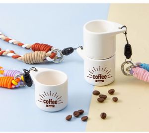 3Oz Ceramic Camping Tasting Mini With Strap Portable Outdoor Coffee Event Camp Travel <b>Cup</b> - Product Image 1