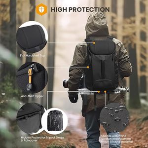 Mochila Impermeable para Cámara, Personalizable, con Muestra Gratis, Gran Capacidad, para Viajes al Aire Libre - Product Image 3