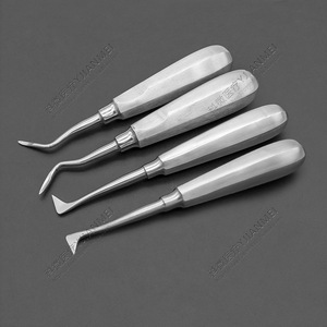 Elevador de extracción dental mínimamente invasivo de acero inoxidable, elevador recto/curvo/triangular, destornillador dental, instrumental dental - Product Image 3