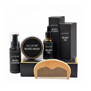 Kit <span class=keywords><strong>per</strong></span> la Cura della Barba con Olio e Balsamo Naturali e Biologici, Etichetta Privata <span class=keywords><strong>per</strong></span> <span class=keywords><strong>Uomo</strong></span> - Product Image 1