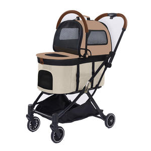 Poussette pliable pour animaux de compagnie, pour chiens et chats - Product Image 1