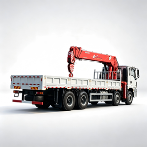 รถบรรทุกติดเครน Shacman 8x4 สำหรับตัดแต่งต้นไม้และจัดสวน ขนาด 12-16 ตัน - Product Image 1