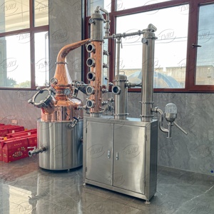 Cuivre Acier Inoxydable 150L Spiritueux Distillateur Colonne 4 Couches Still <span class=keywords><strong>Gin</strong></span> Panier Whisky Brandy Rhum Équipement y compris Réservoir <span class=keywords><strong>De</strong></span> Stockage - Product Image 2
