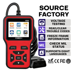 V500-1 Tarayıcılar Obd II Profesyonel Teşhis Oto Tarayıcı Okuyucu Motor Arıza Kodu Okuyucu Tarayıcı Teşhis Tarama Aracı Yapabilir - Product Image 1