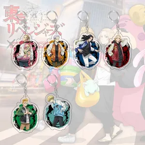 Acrylic Anime Tokyo Revengers Key Ring Bag Pendant Bagpack Decor Cartoon Fans Collection Gifts Car Keychain For Women And Men