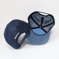 Gorras de Béisbol Clásicas Deportivas de Mezclilla para Hombre y Mujer, Estilo Vintage, 5 Paneles, Estructuradas, con Logotipo Bordado, Venta al Por Mayor OEM Personalizada