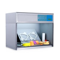 Boîte de source lumineuse standard T60(5) D65, TL84, F, UV, CWF Cinq sources lumineuses Évaluation de l'étalonnage des couleurs
