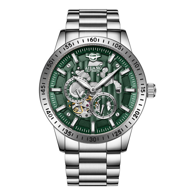 New AILANG 8130Mens Watches Fashion Waterproof Automatic Mechanical Watch Men Top Brand Luxury Stainless Steel Sport Clock Reloj