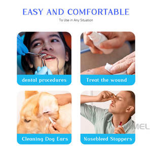 Materiale dentale medico chirurgico rotoli di cotone 1000 pz cotone 100% alta assorbente cotone rotolo di consumo dentista - Product Image 4