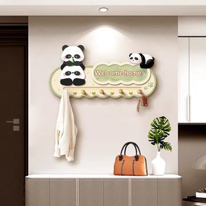 Perchero <span class=keywords><strong>de</strong></span> pared para entrada con tablero perforado, armario para zapatos, perchero para abrigos y sombreros, estante <span class=keywords><strong>de</strong></span> almacenamiento para porche - Product Image 1