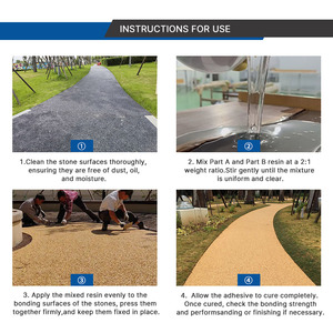 Adhésif époxy AB sans solvant à séchage rapide pour revêtement de sol en béton, résistant à l'eau et aux produits chimiques - Product Image 3