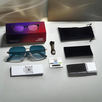 Lunettes Intelligentes GY100 en Gros avec Traduction IA, Plus de 100 Langues, Assistant Vocal BT 5.4 pour Hommes et Femmes, Conversion Voix-Texte Multilingue