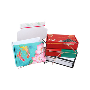Boîte cadeau en papier kraft personnalisée Boîte d'expédition biodégradable écologique Boîte d'expédition pliante avec impression de logo pour la vente au détail/Promotions - Product Image 5