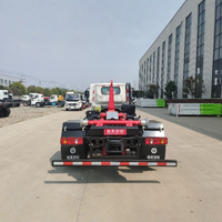 Camion benne arrière DongFeng 4x2 avec bras de levage pour conteneur de 20 mètres cubes