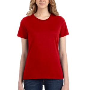 Camisetas Gráficas de Algodón 100% al por Mayor para Mujer, Corte Ajustado, Tallas Grandes, Servicios de Diseño Personalizado, Estampado a Cuadros de Verano - Product Image 4