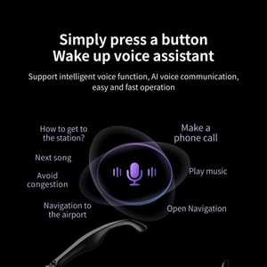 Gafas inteligentes de 5-6 horas de reproducción de Audio Fitness Tracker Funcionalidad Gafas de sol inteligentes Myka Aut Sombras de ojos Sub Gafas - Product Image 6