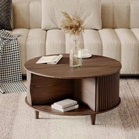 Nouvelle collection 2026 : Ensemble de meubles de salon contemporains en bois convertible, table basse, vente en gros directe usine, mobilier de maison