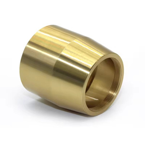 อะแดปเตอร์ทองแดง 001 ขัดเงาพร้อมเคลือบผิวสำหรับงานประปา - Product Image 4