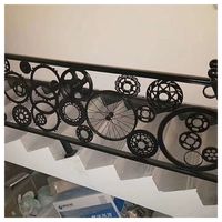 Prima Slim Partition, Garde-corps en fer forgé anti-déformation, découpe CNC, séparateur autoportant pour l'aménagement intérieur de café