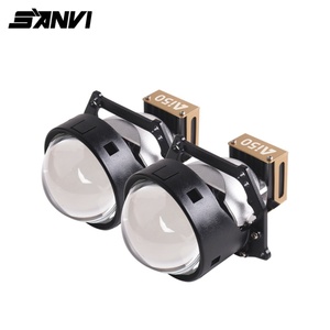 Sanvi AI50 App 6000k/3000K Led Bi Projector Lens New Dual Reflector Cup Design Headlight Lens Light - Product Image 1
