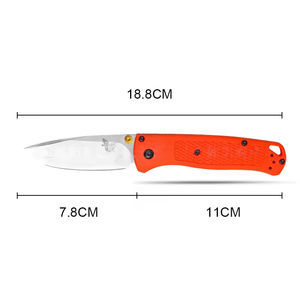 Cuchillo de Bolsillo Plegable Táctico con Hoja de Acero Satinado para Exteriores, Cuchillos de Supervivencia para Campamento EDC - Product Image 6