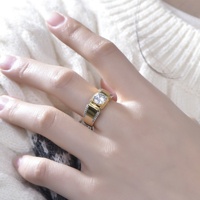 Bagues plaquées or Kirin pour hommes, alliances de mariage, bijoux de mariage, bague en moissanite plaquée or 18 carats D GH VVS pour hommes