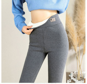 Women's <strong>Fleece</strong> <strong>Leggings</strong> Thick Velvet Tights <strong>Thermal</strong> Pants - Product Image 1