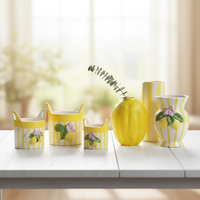 Pots de plantes en céramique à motifs personnalisés, directement de l'usine, pour la décoration de table de salon, de bureau ou de maison.