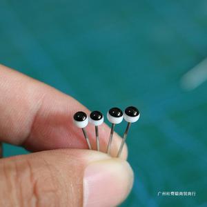 Ojos de Gato de Fieltro, Negros, Iridiscentes, de Cristal, 4.5mm, 6mm, 9mm, Accesorios Hechos a Mano para Manualidades - Product Image 2