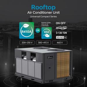 เครื่องปรับอากาศแบบแพ็คเกจติดหลังคา 36000 48000 60000 บีทียู ขายส่งจากโรงงาน ขนาด 3 ตัน 4 ตัน 5 ตัน พร้อมฮีทปั๊ม 50 เฮิรตซ์ 60 เฮิรตซ์ แบบแพ็คเกจ - Product Image 4