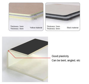 Panel de Pared de Fibra de Bambú de Diseño Moderno, Panel Decorativo Interior de WPC, Decoraciones de Pared para el Hogar de Lujo - Product Image 5