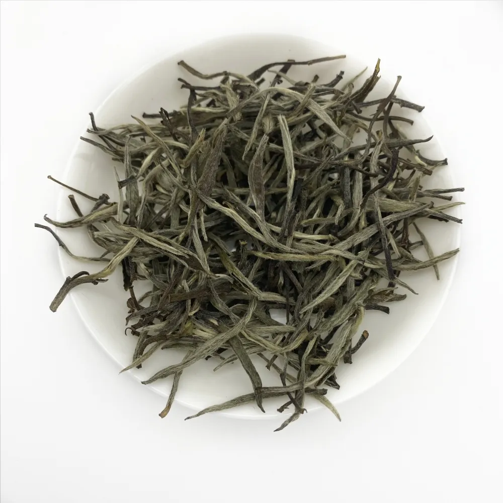 無料サンプル中国ブランド緑茶ペコエ黄山MaoFeng茶有名なホワイトチップティー