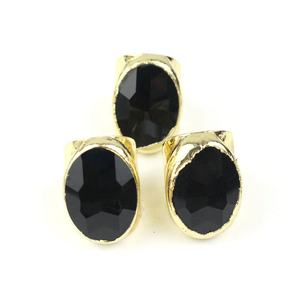 CH-GMR0005 خاتم حجر دروزي طبيعي غير منتظم طبيعي شفاف خاتم ساحر دروزي مجوهرات عصرية خاتم قابل للتعديل بالجملة - Product Image 4