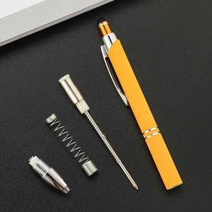 Stylo LED 3-en-1 avec pointe tactile - Stylos métalliques personnalisés pour cadeaux promotionnels - Product Image 4