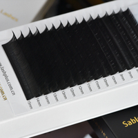 LashPlus cachemire 0.04 cachemire noir mat coréen pbt extension de cils. 02 extensions de cils plateaux de volume en gros