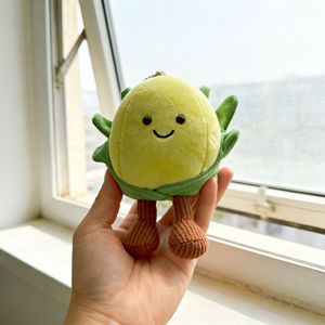 Al por mayor Llaveros de peluche de pimiento rojo suave de 4 pulgadas, Juguetes de peluche personalizados de 10 cm para máquina de garras, Muñeco de planta vegetal unisex - Product Image 5