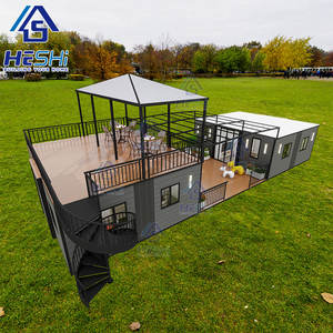 सुरक्षा पूर्वनिर्मित 20 फीट 40 फीट लक्जरी कंटेनर एक्सप्रेज़ेड विला होम कैस प्रीफैब विला घर - Product Image 1