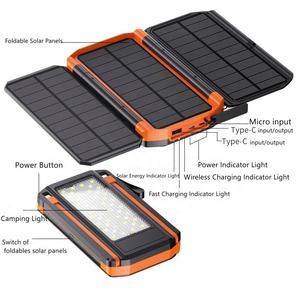 Banco de Energía de 22.5w, Energía Solar de <span class=keywords><strong>5kw</strong></span>, Banco de Energía Solar de 50000 mAh con Panel Solar Plegable - Product Image 4