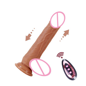 Jiuxi's new DY83380 simulated wireless <b>remote</b> <b>control</b> magnetic charging telescopic 20-inch mechanism heating and <b>vibration</b> dildo - Product Image 1