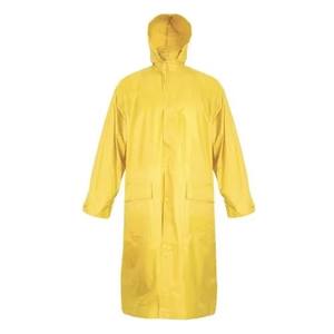 High Quality Men Adults Reusable <strong>Rubberized</strong> <strong>Rain</strong> <strong>Coat</strong> Waterproof Workwear Polyester PVC Rubber <strong>Rain</strong> Jacket Raincoats - Product Image 4