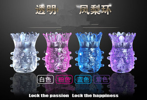 Anillo de pene de eyaculación retardante de lapso de tiempo de grado médico transparente para hombres anillo de pene para sexo - Product Image 2