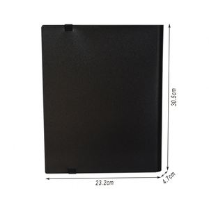 432 Side Loading Leather Trading <b>Card</b> Binder with Strap Durable Eco-Friendly Portable Premium 9 Pocket PP <b>Card</b> Collection <b>Folder</b> - Product Image 4
